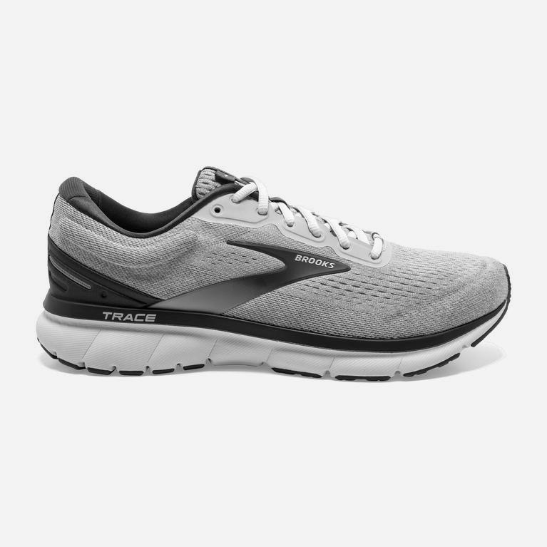 Brooks Trace Israel - Men's Adaptive Road Running Shoes - Alloy/Grey/Black/Charcoal (78659-CJUK)